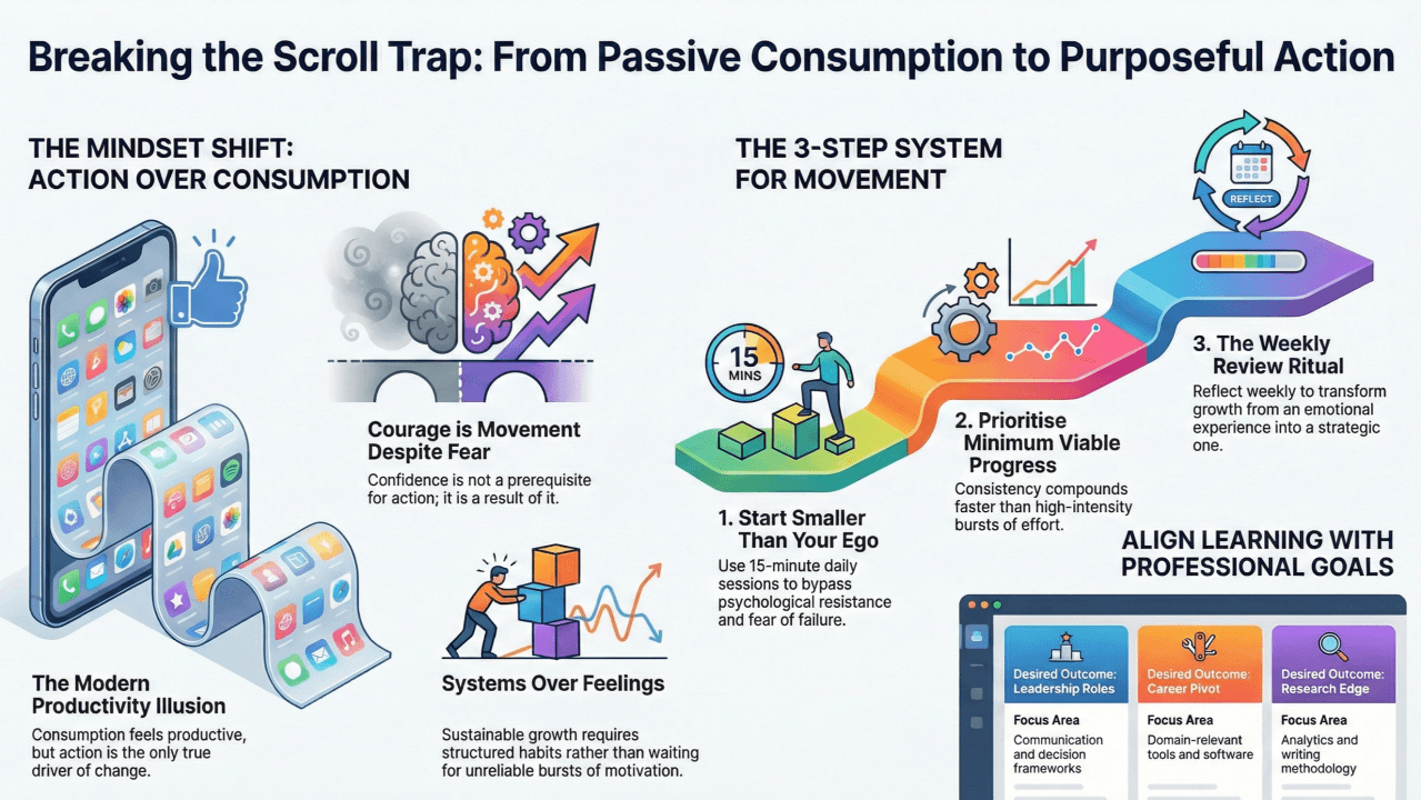 The Scroll Trap: Why We Stay Stuck And How to Move Anyway